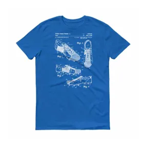 1980 Soccer Cleats Patent T-Shirt - Soccer Shirt, Soccer Fan Gift, Soccer Patent Shirt, Old Patent Shirt, Soccer Shoes Patent, Soccer Shirt