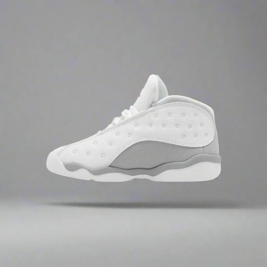 Air Jordan 13 Retro Wolf Grey 2023 Toddler DJ3004-160 White/Gray SZ 1C-3Y