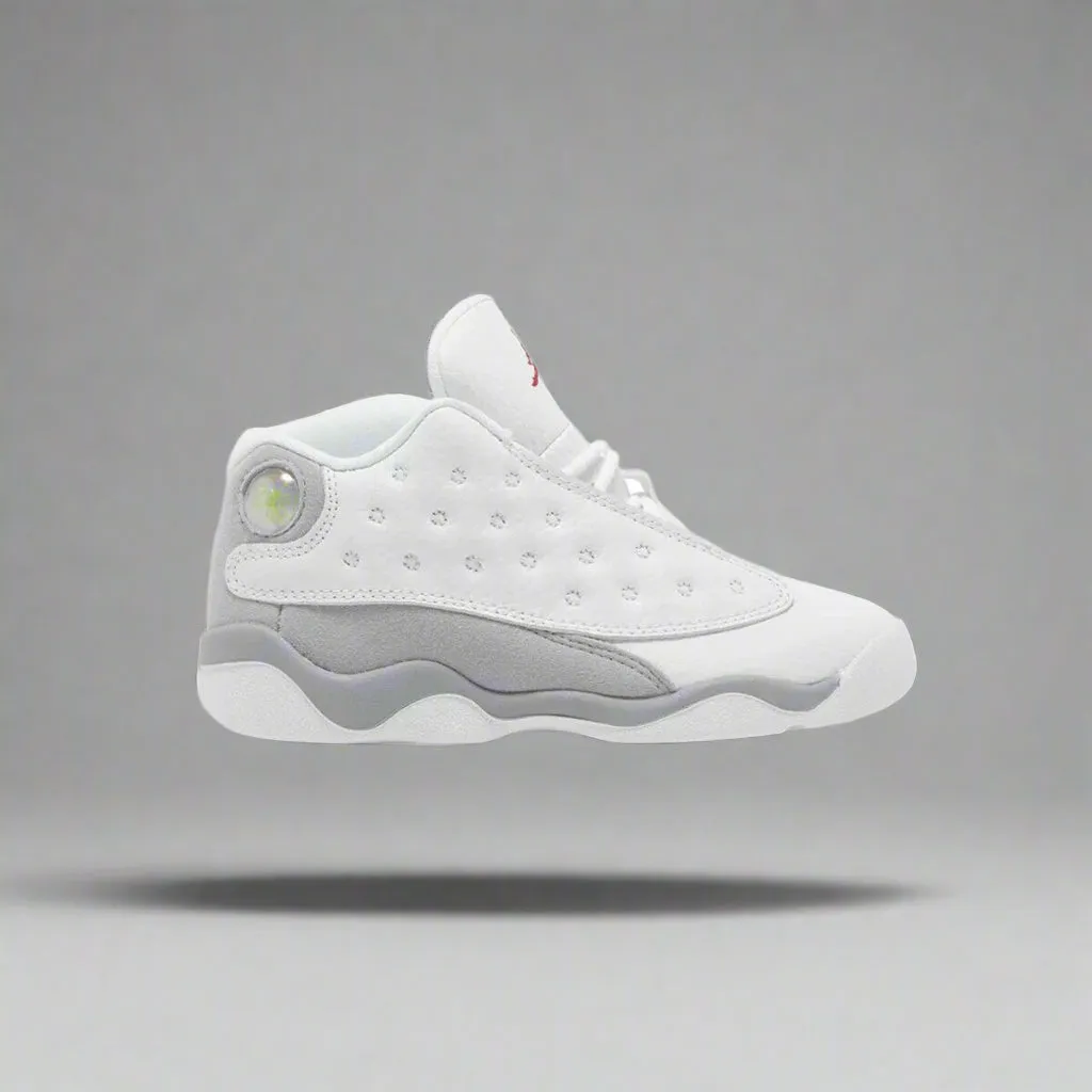 Air Jordan 13 Retro Wolf Grey 2023 Toddler DJ3004-160 White/Gray SZ 1C-3Y