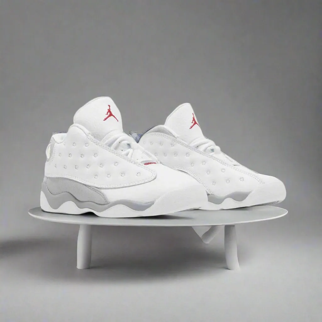 Air Jordan 13 Retro Wolf Grey 2023 Toddler DJ3004-160 White/Gray SZ 1C-3Y