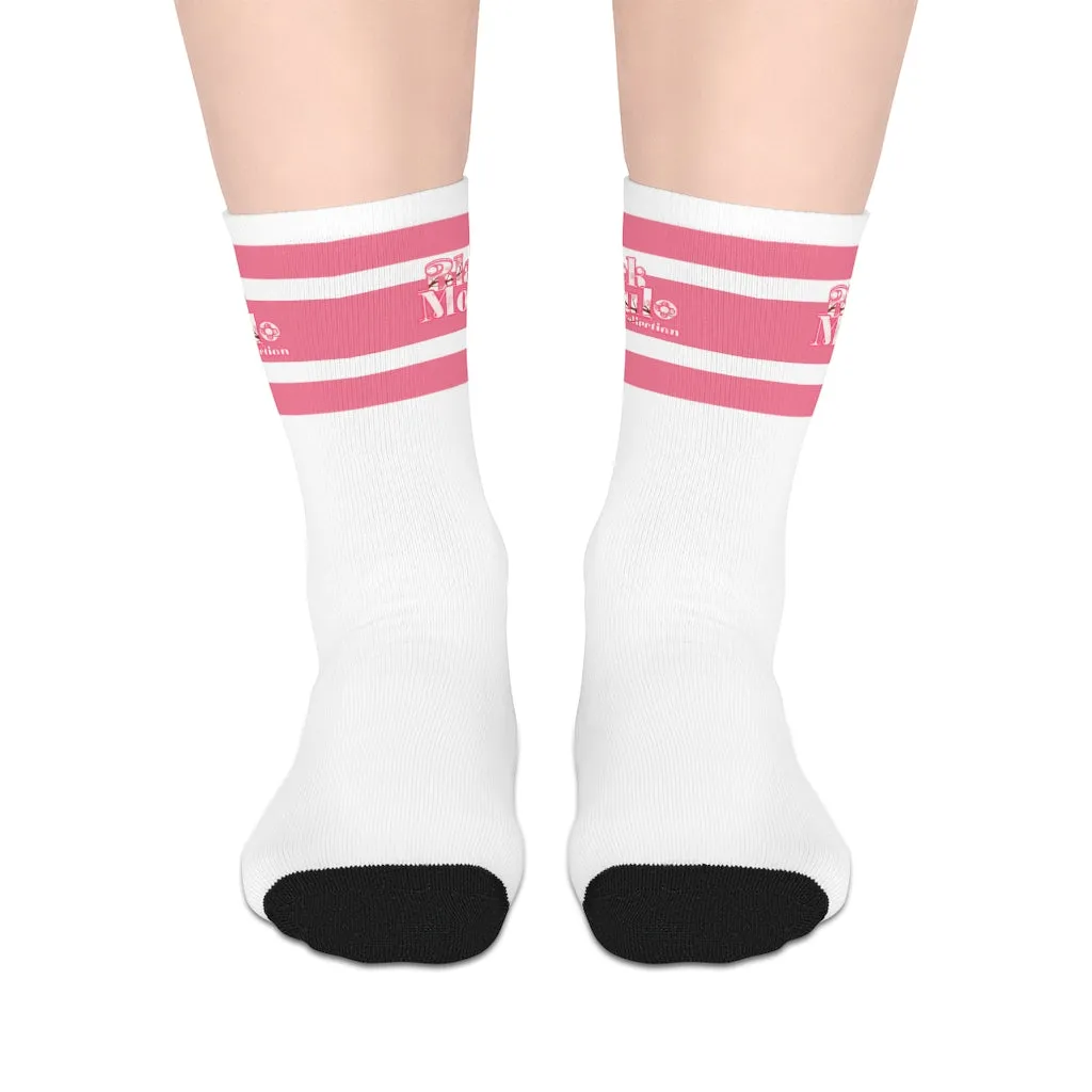 BMCLUB Cherry Blossom Mid-length Socks