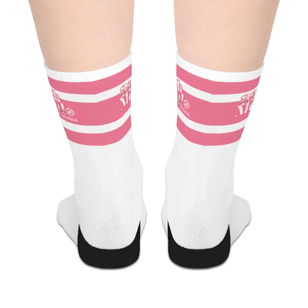 BMCLUB Cherry Blossom Mid-length Socks