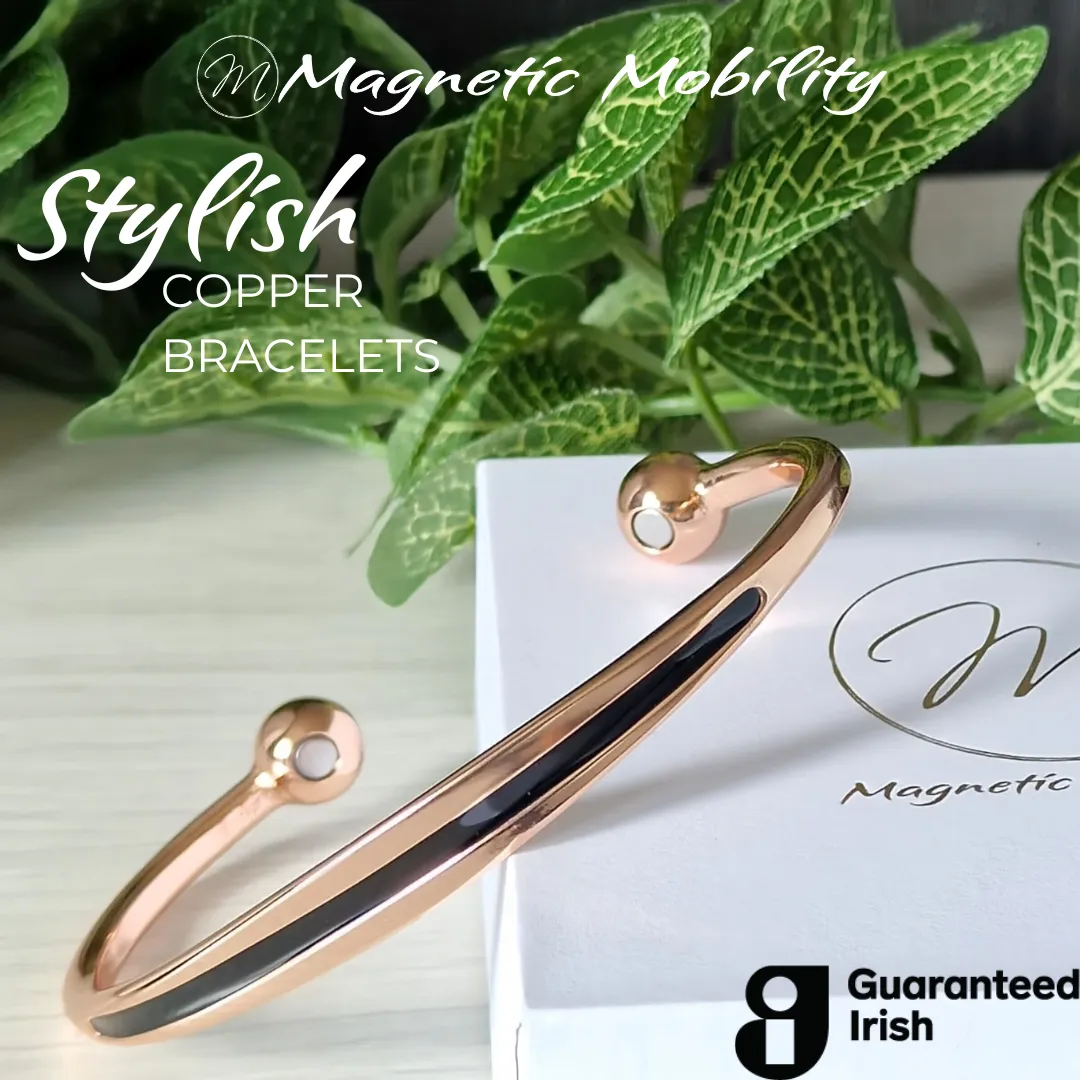 Copper Bracelet: Spindle Night | Magnetic Mobility