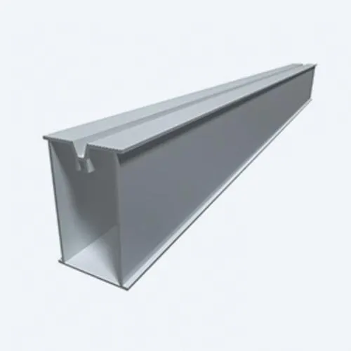 DS75C 3.6m Aluminium Decking Joist Substructure - 75mm x 48mm - Mill Finish
