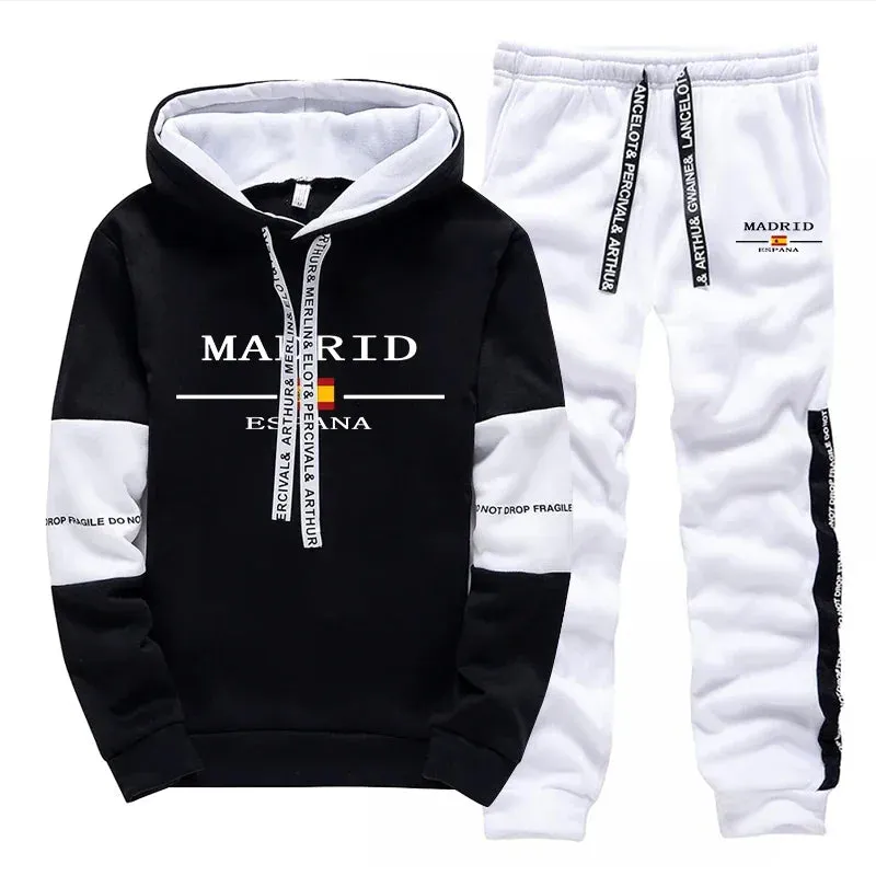 Fashion Autumn Winter Casual Comfortable Men's Sweatpants Hot Sales Hooded Daily Sports Sweatshirts for Men Hoodies Long Sleeves