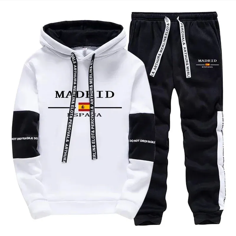 Fashion Autumn Winter Casual Comfortable Men's Sweatpants Hot Sales Hooded Daily Sports Sweatshirts for Men Hoodies Long Sleeves