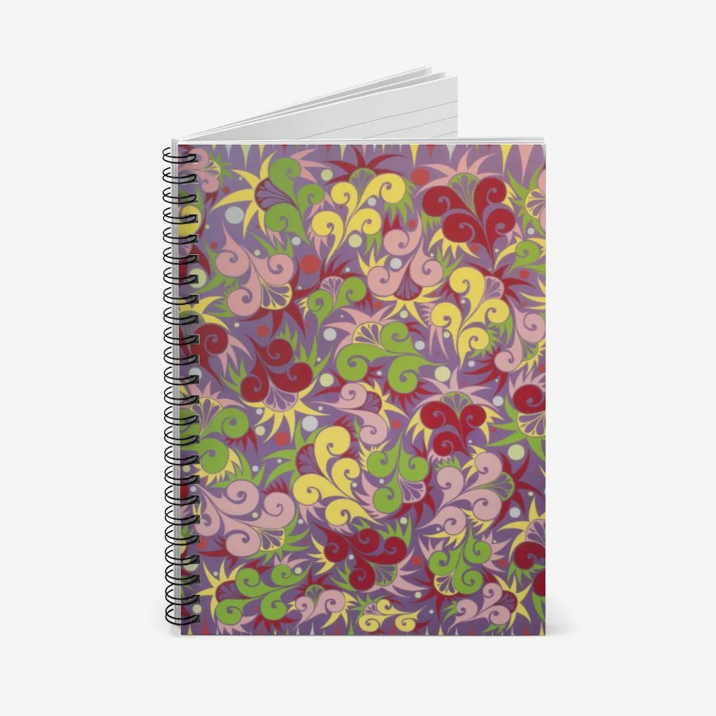 Floral Dynamic Spiral Notebook