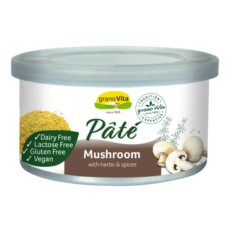 Granovita Mushroom Pate with Herbs & Spices - 125g