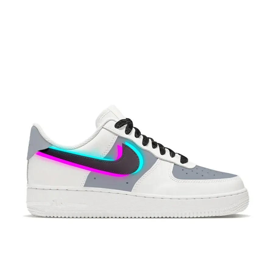 Gray Purple Blue Black Custom Air Force 1