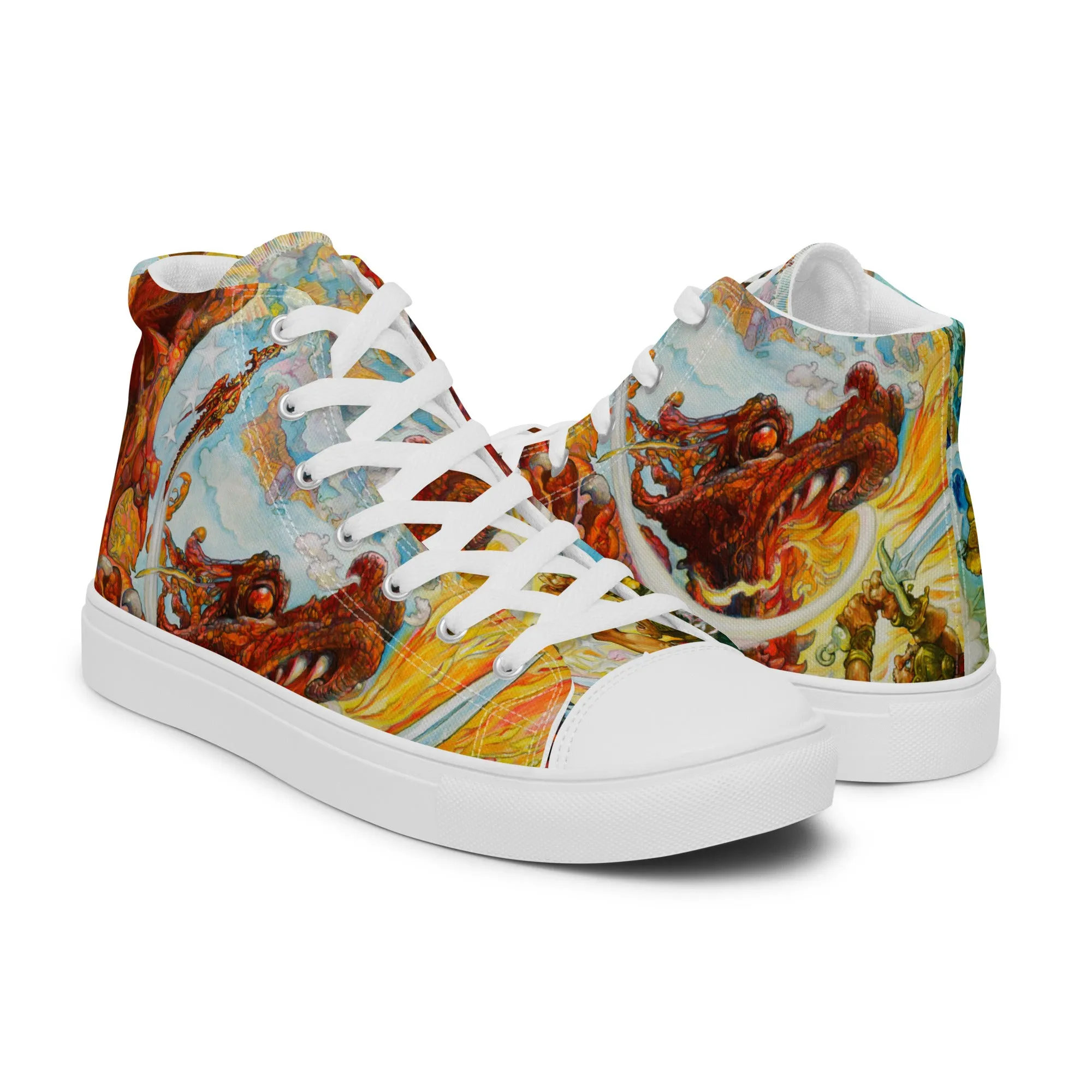 Guards! Guards! Men’s High Top Canvas Shoes -  Free Shipping! *US SIZES SHOWN! USE CHART!