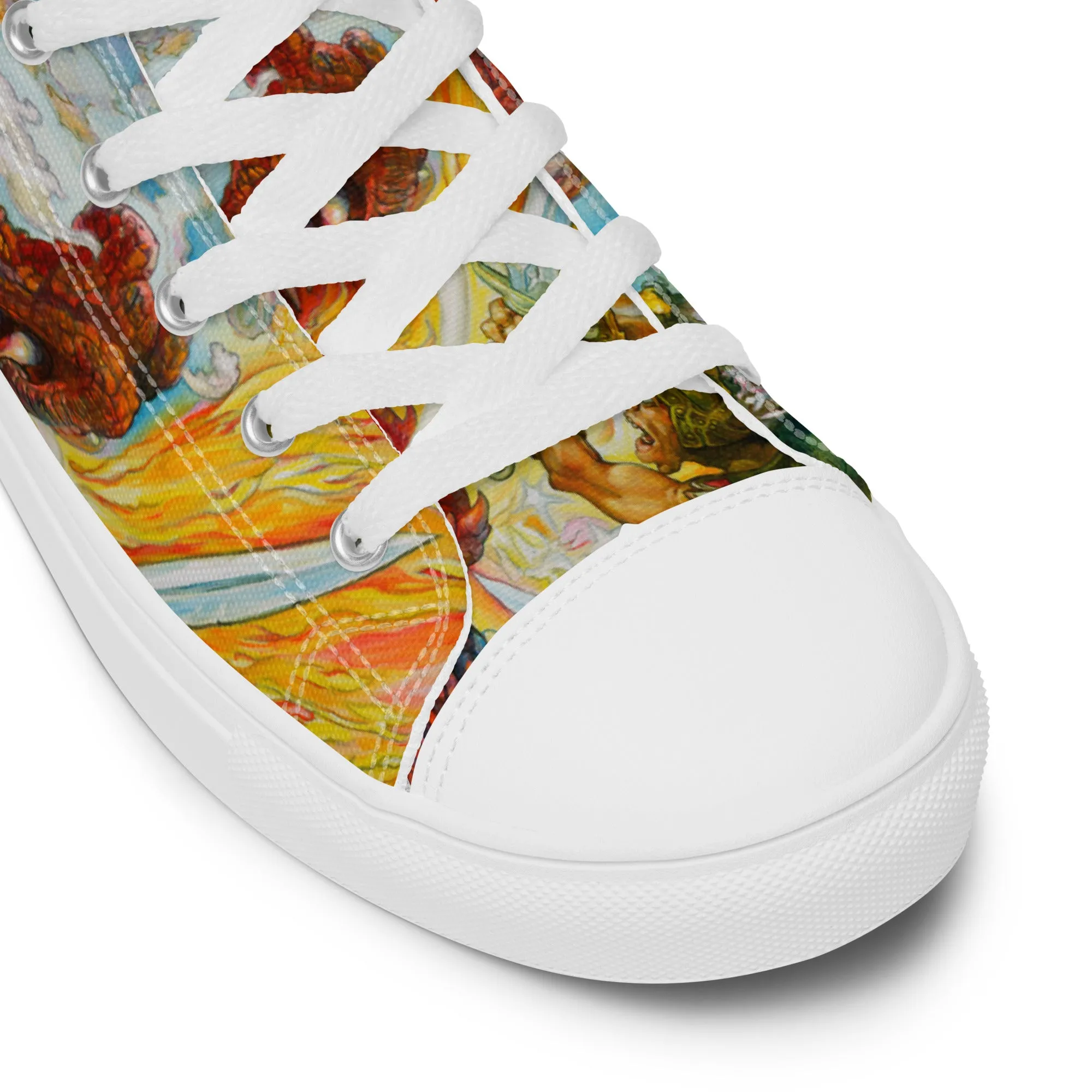 Guards! Guards! Men’s High Top Canvas Shoes -  Free Shipping! *US SIZES SHOWN! USE CHART!