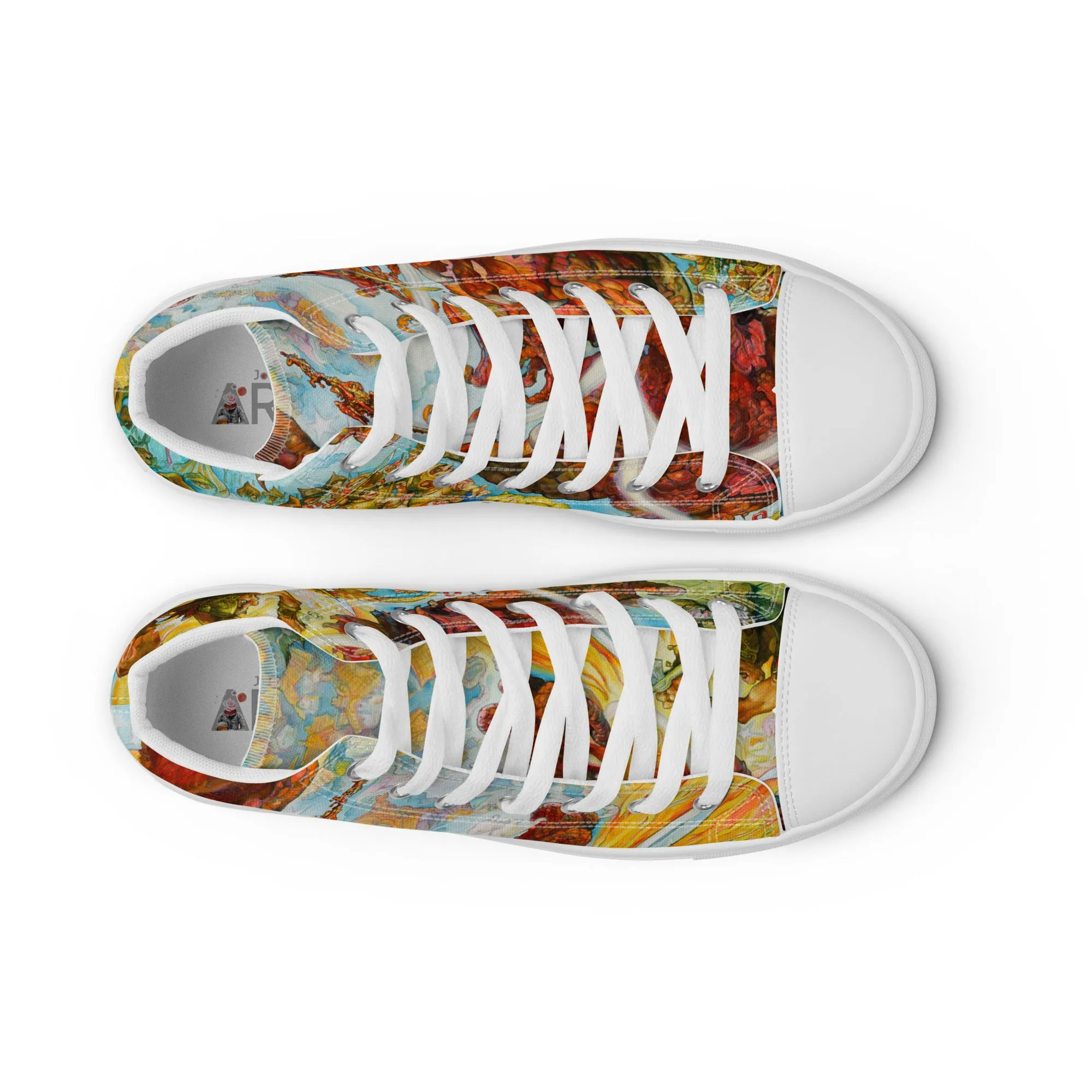 Guards! Guards! Men’s High Top Canvas Shoes -  Free Shipping! *US SIZES SHOWN! USE CHART!