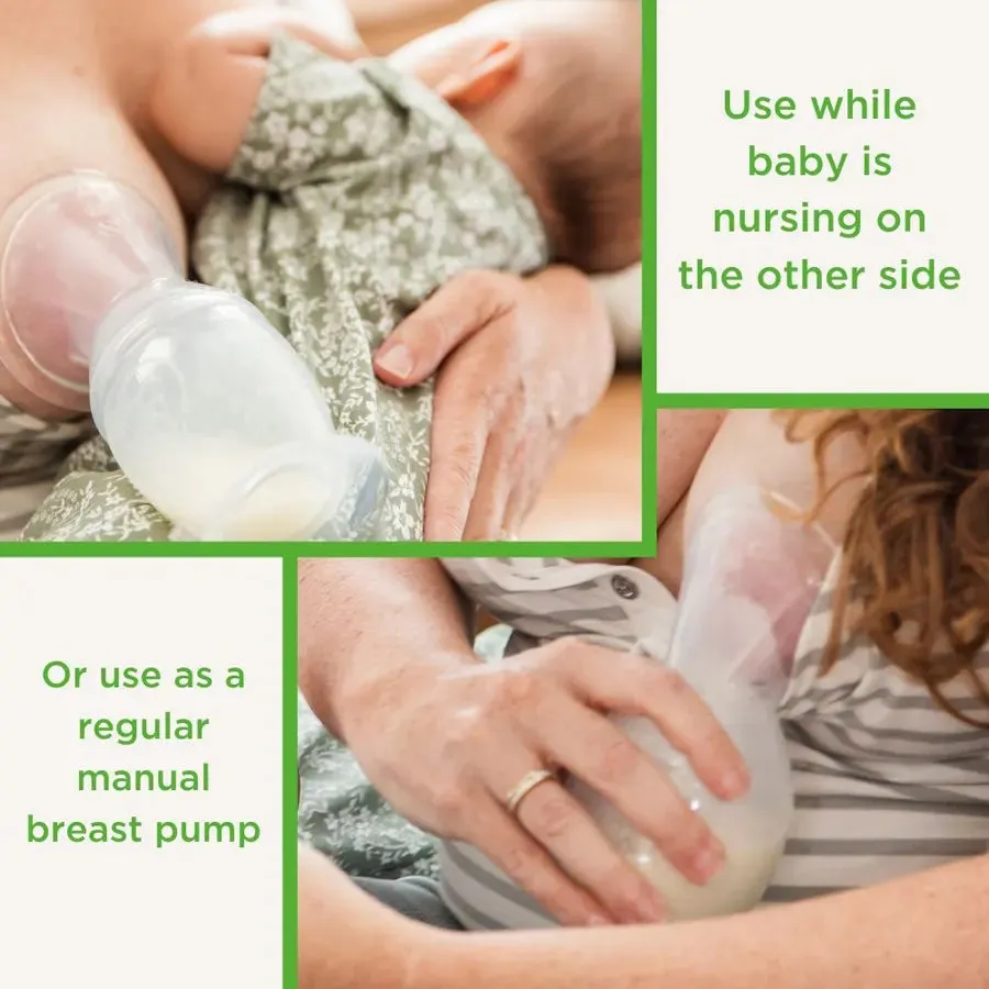 Haakaa Silicone Breast Pump with Suction Base & Silicone Cap 150ml