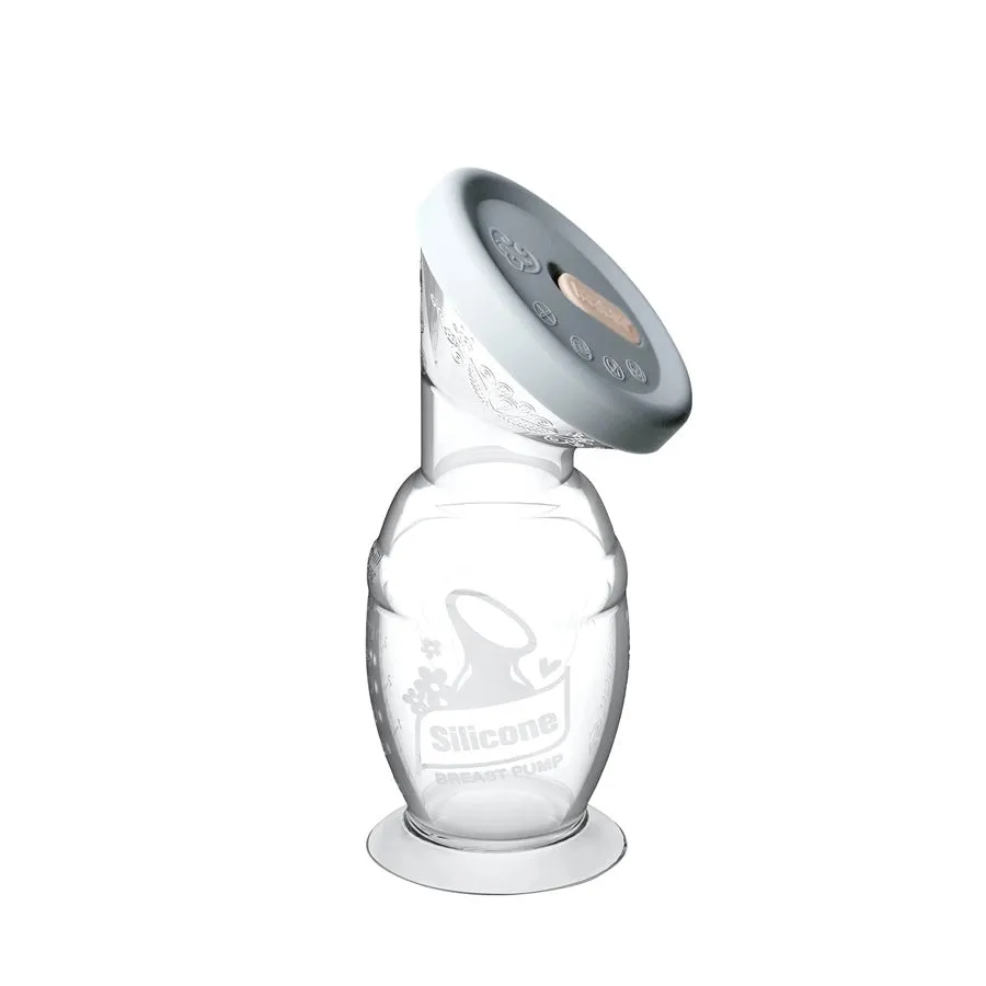 Haakaa Silicone Breast Pump with Suction Base & Silicone Cap 150ml