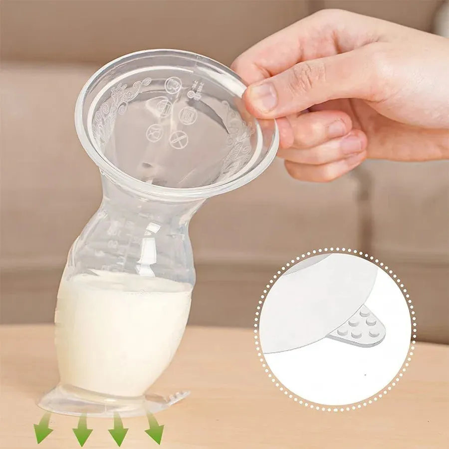 Haakaa Silicone Breast Pump with Suction Base & Silicone Cap 150ml