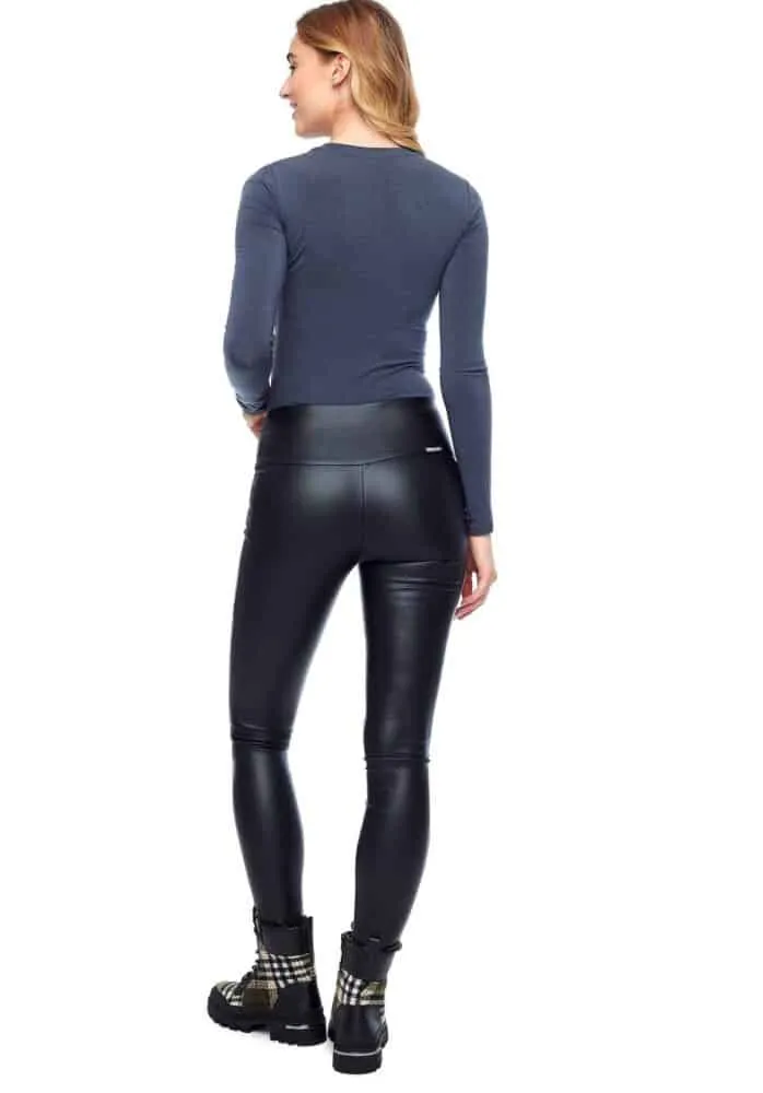 ILTM226039 Vivky Vegan Soft Pleather Pant