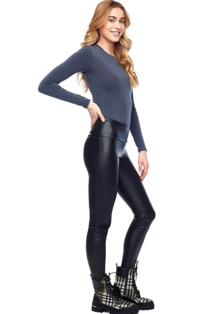 ILTM226039 Vivky Vegan Soft Pleather Pant