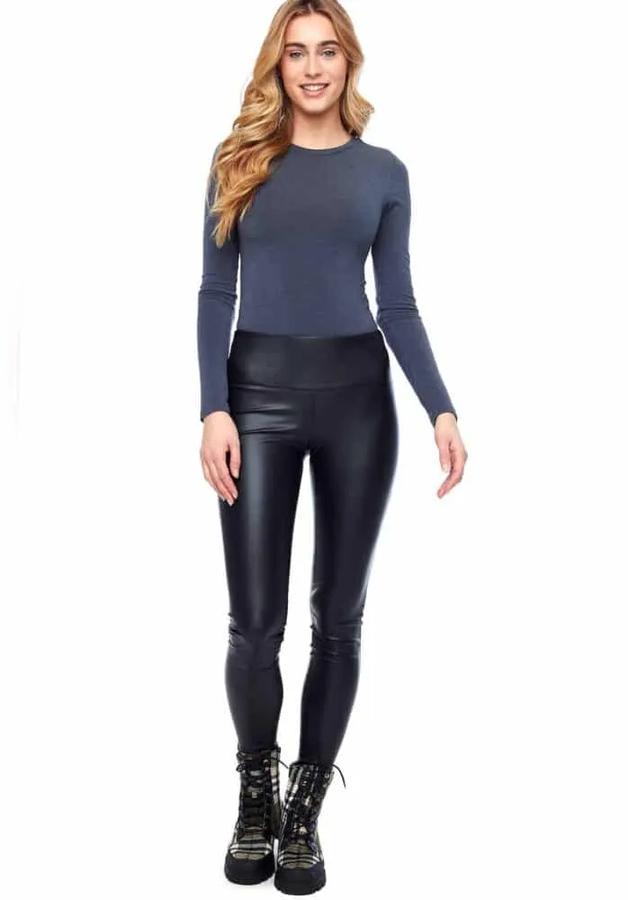 ILTM226039 Vivky Vegan Soft Pleather Pant