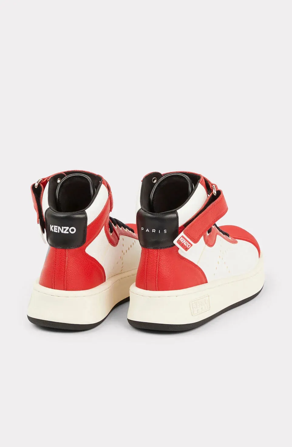 Kenzo Hoops High-Top Trainers Men Medium Red