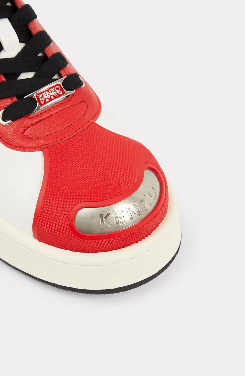 Kenzo Hoops High-Top Trainers Men Medium Red