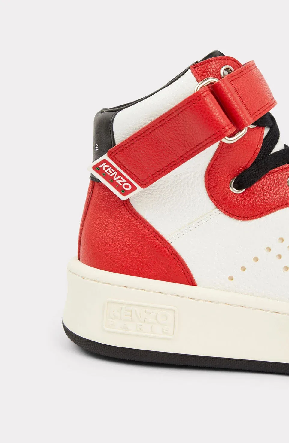 Kenzo Hoops High-Top Trainers Men Medium Red