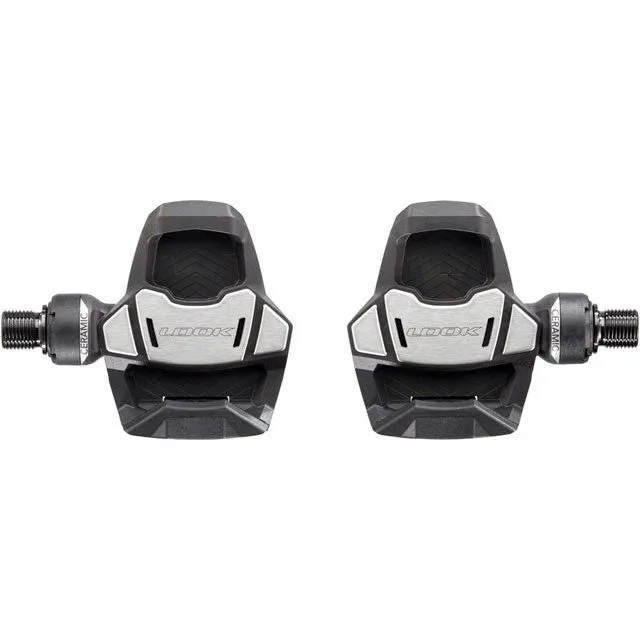 LOOK KEO BLADE CARBON CERAMIC Ti Pedals - Single Sided Clipless, Titanium, 9/16", Black