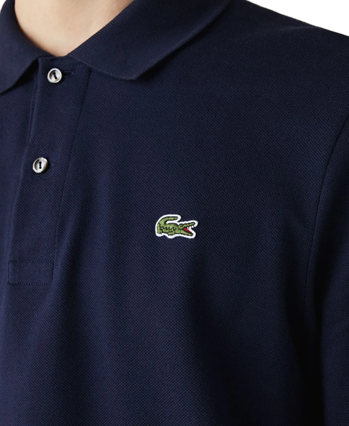 Men's classic long sleeve polo shirt l.12.12 Lacoste, dark blue