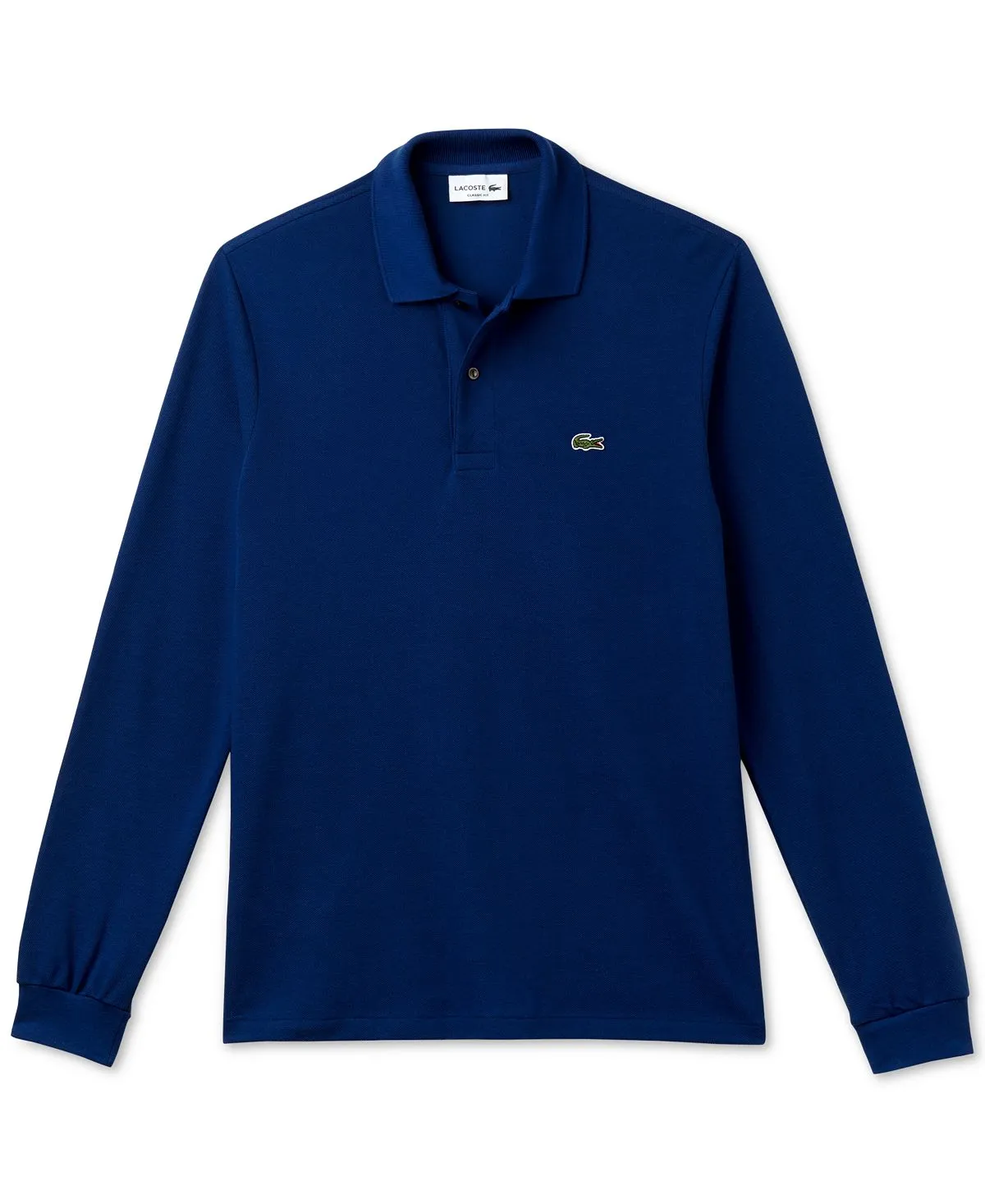 Men's classic long sleeve polo shirt l.12.12 Lacoste, dark blue