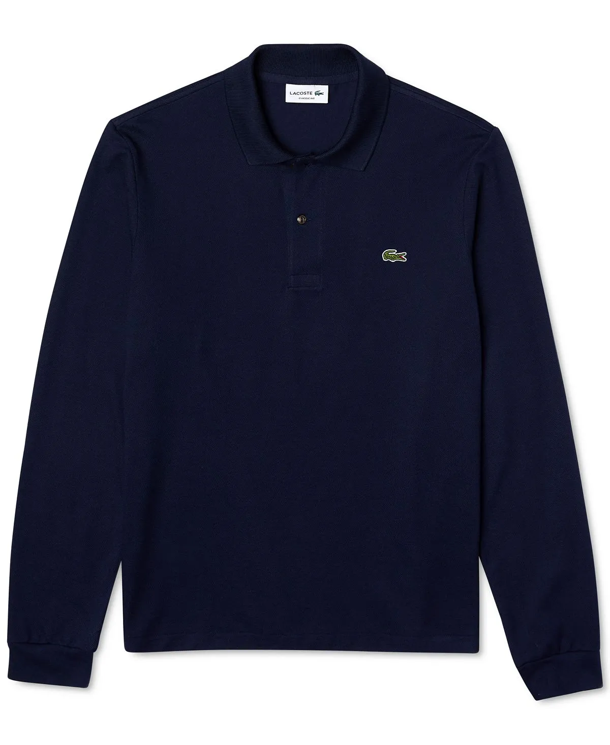 Men's classic long sleeve polo shirt l.12.12 Lacoste, dark blue