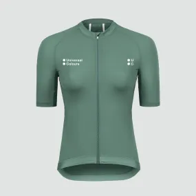 Mono Womens Short Sleeve Jersey - Green Daze