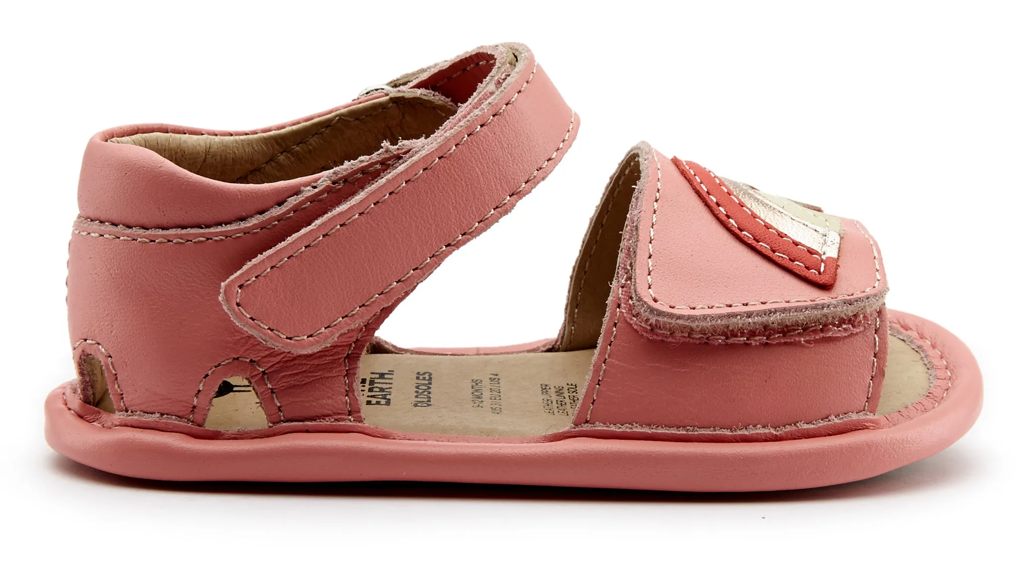 Old Soles Girl's 0065 Rainbow Bambini Sandals - Rossini/Bright Red/Copper/Cream