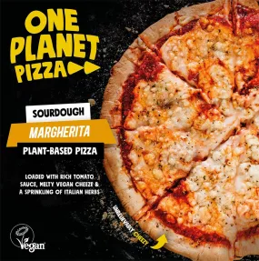 One Planet Pizza Sourdough Margherita Plant-Based Pizza 300g