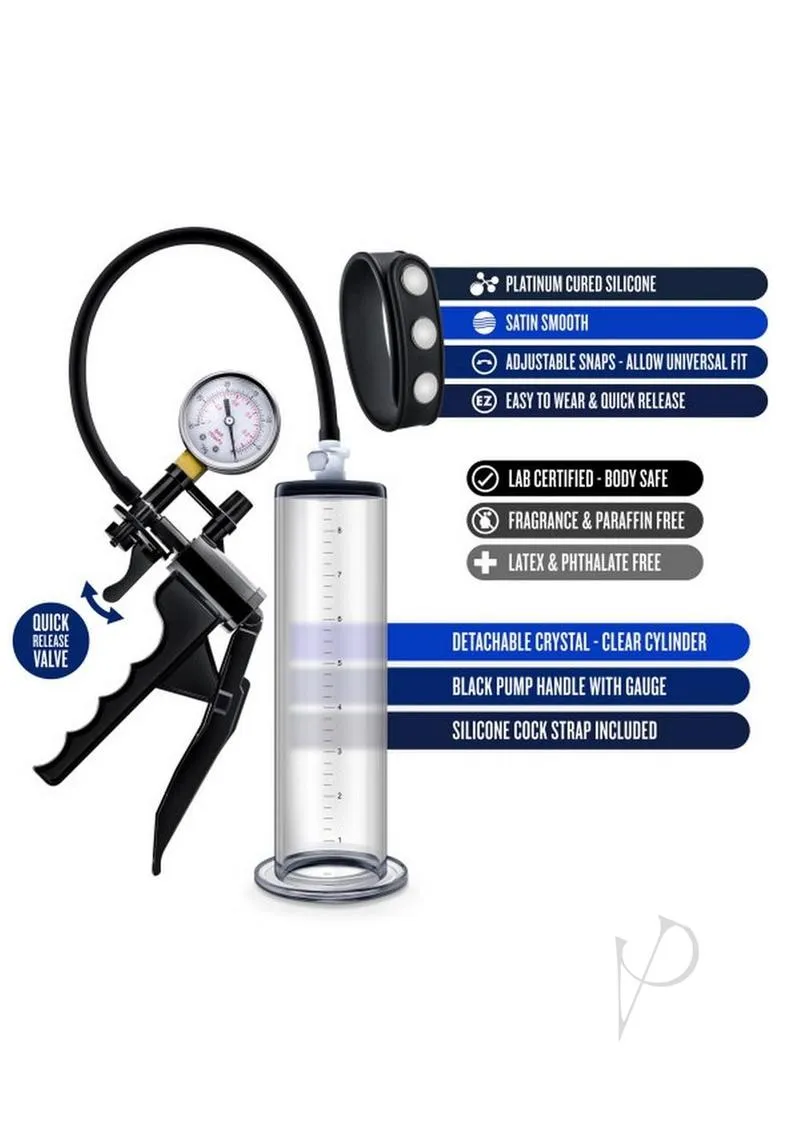 Performance Vx8 Premium Penis Pump Clear