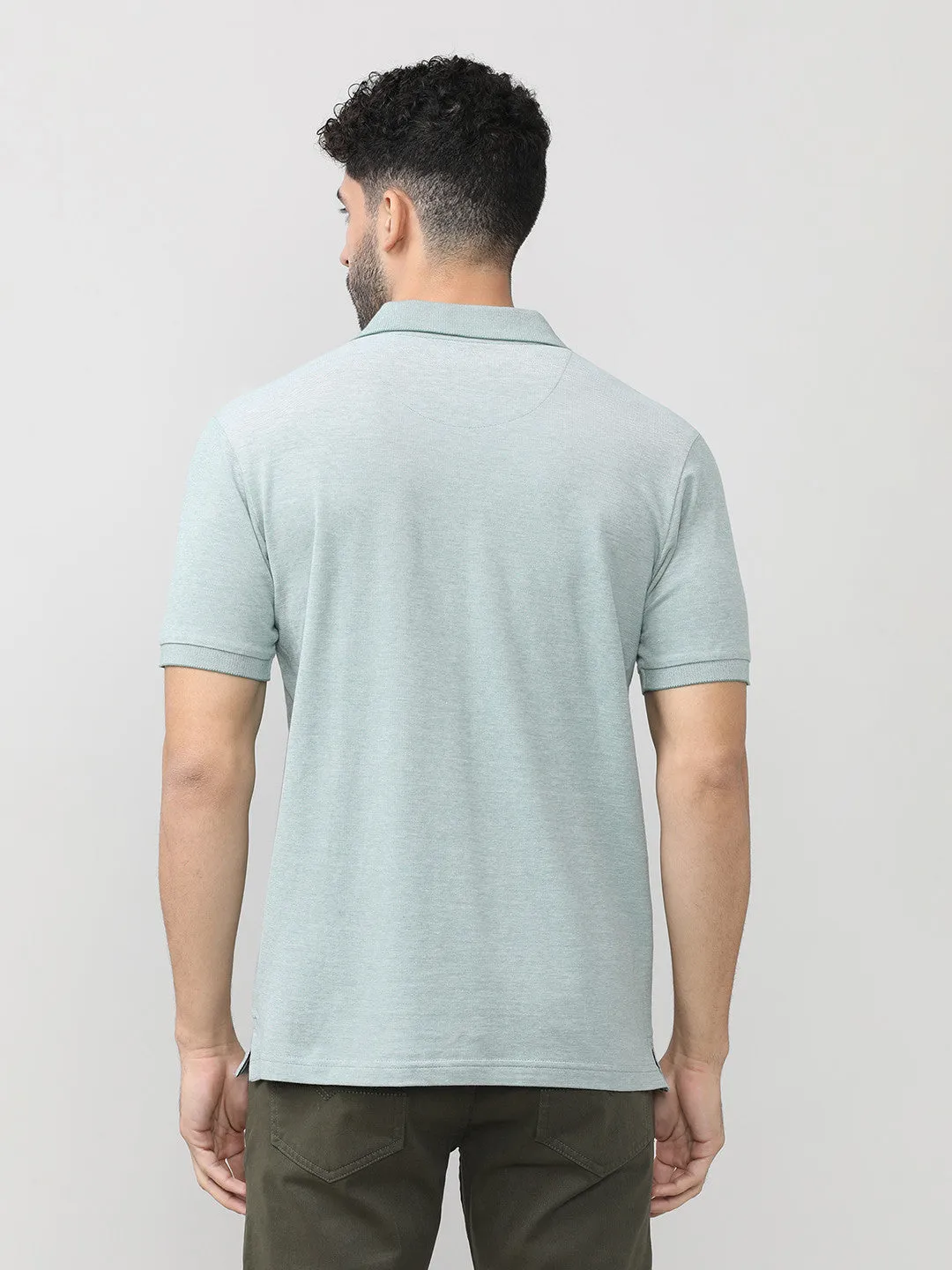 Sky Birdeye Pique Polo T-shirt