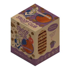 Stroop Club Organic Chai Caramel Stroopwafels 8 Pack 264g