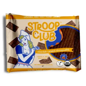 Stroop Club Organic Chocolate Caramel Stroopwafels 60g