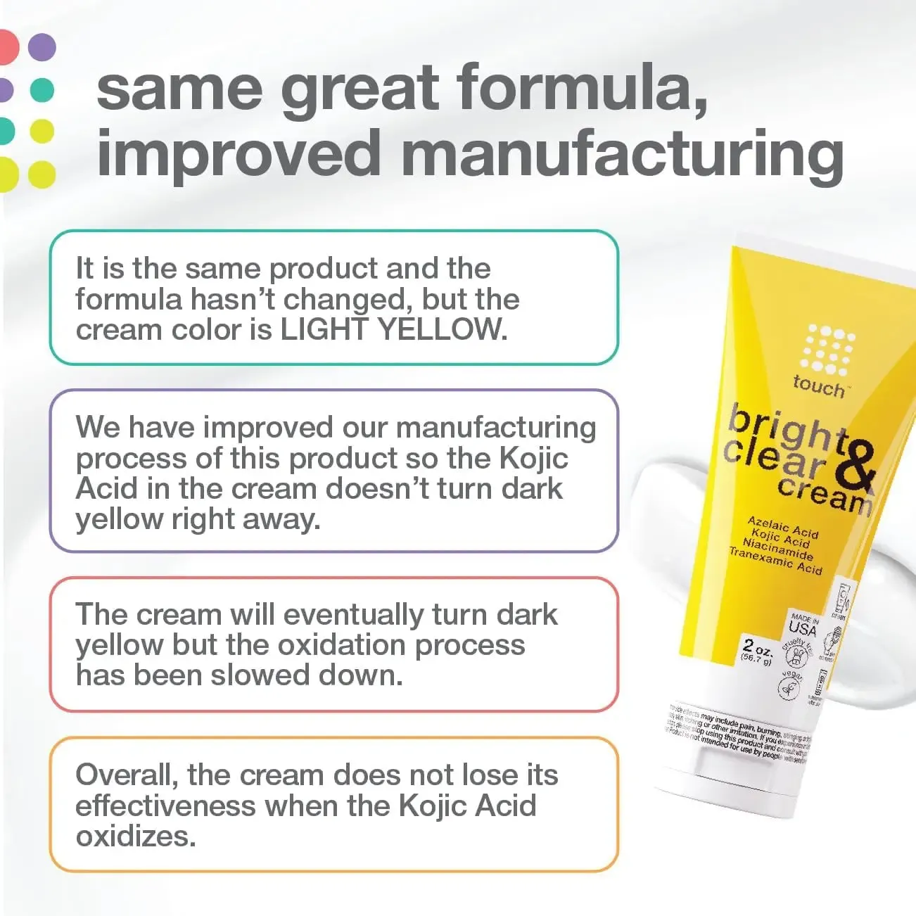 Touch Bright and Clear Cream 60ml