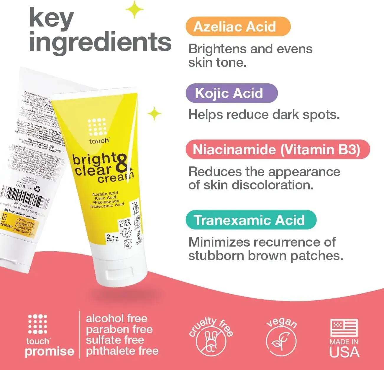 Touch Bright and Clear Cream 60ml